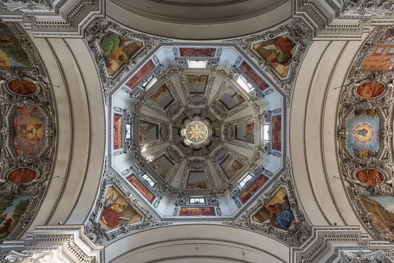 Dome of Salzburg Cathedral, federal state of Salzburg, Austria