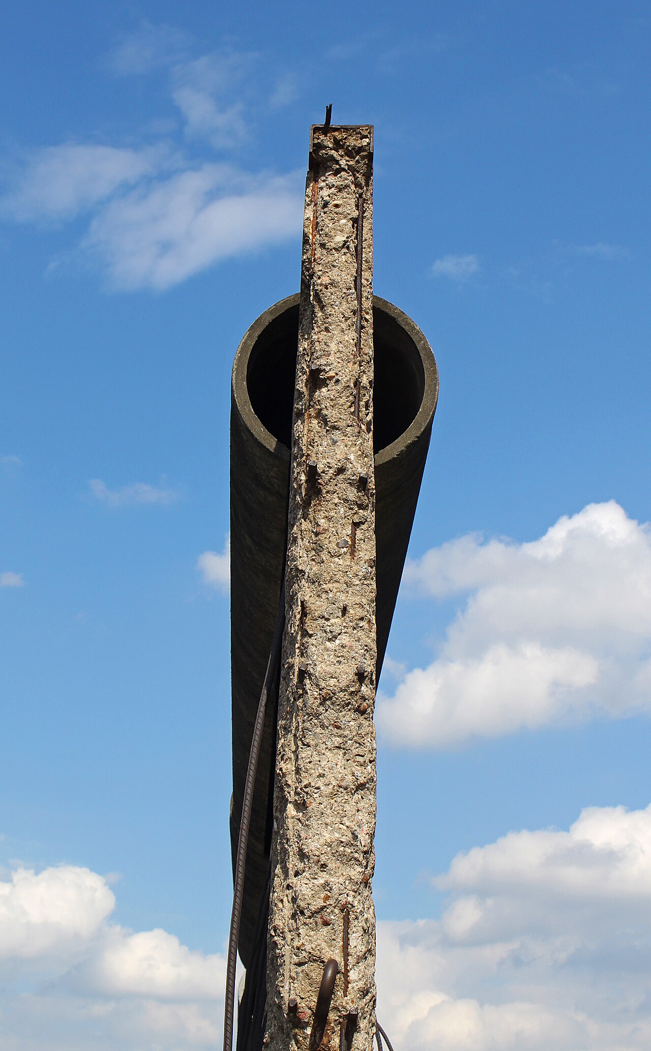 Remainings of Berlin Wall at Niederkirchnerstrasse, Berlin