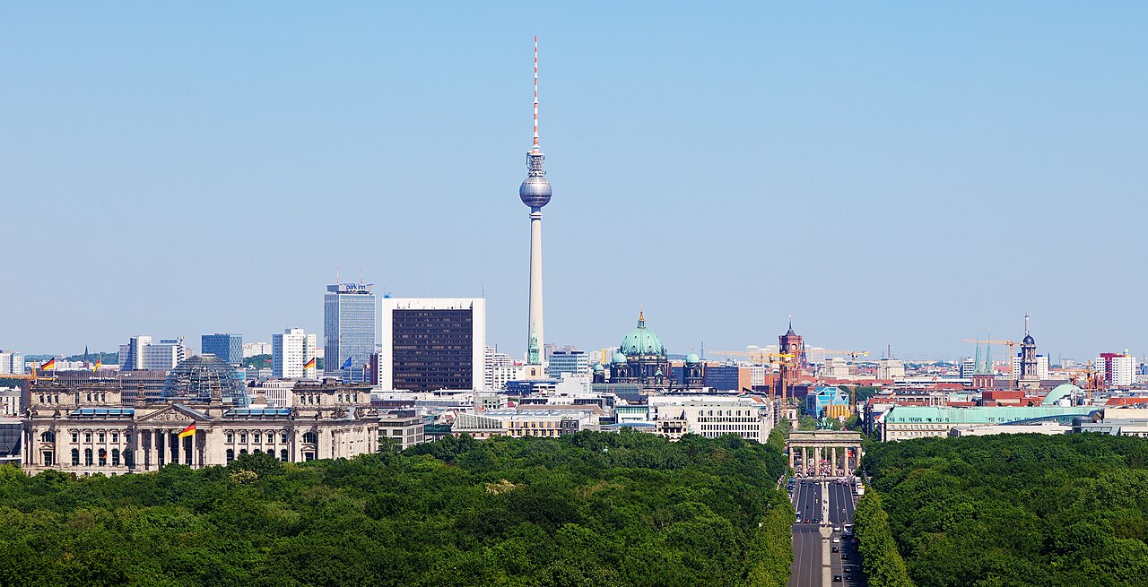 Berlin Cityscape seen from Victory Column