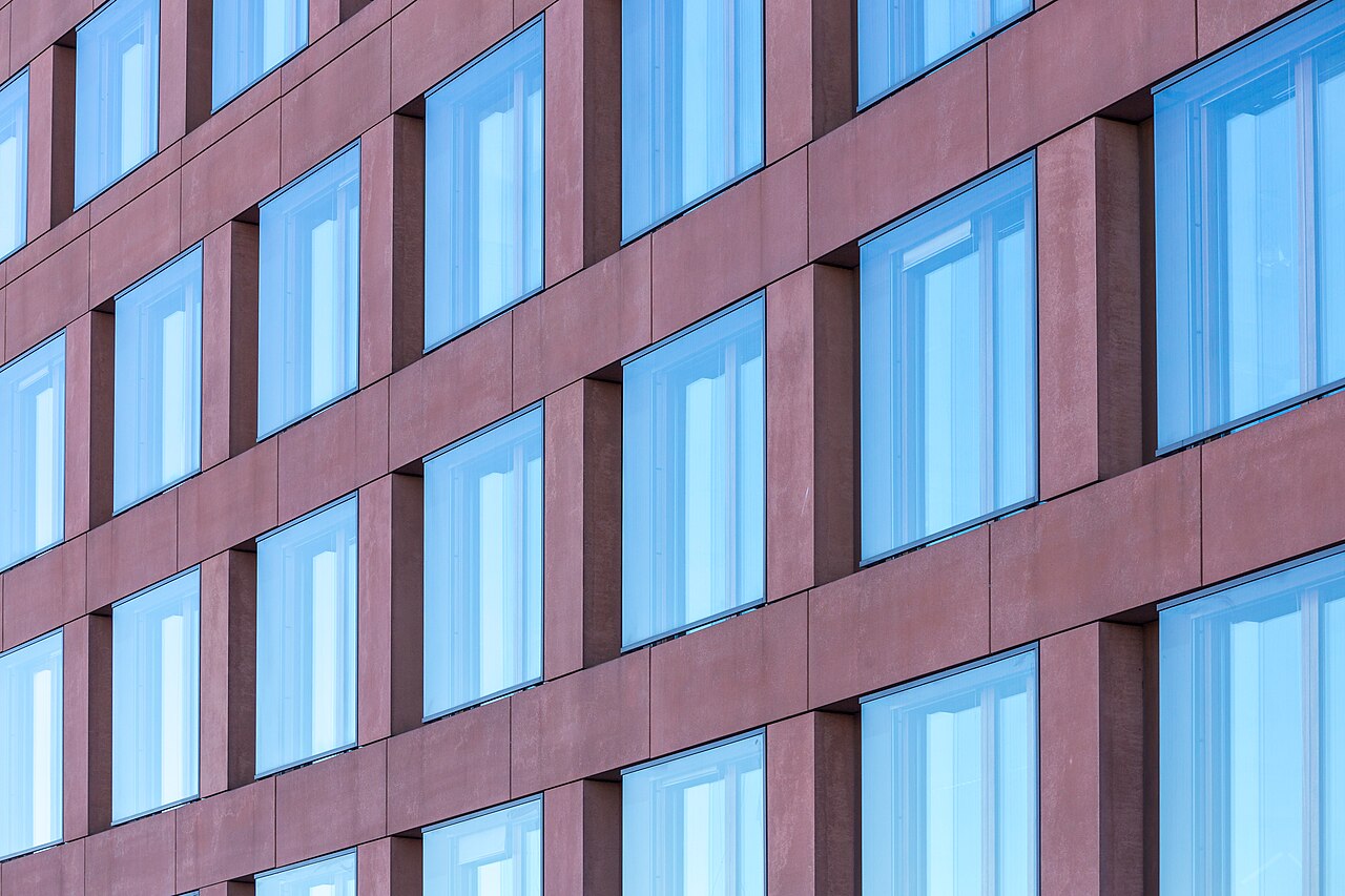 Facade of ARD-Hauptstadtstudio in Berlin-Mitte. ARD-Hauptstadtstudio is a television studio in Berlin operated jointly by the members of the federal broadcasting network ARD.