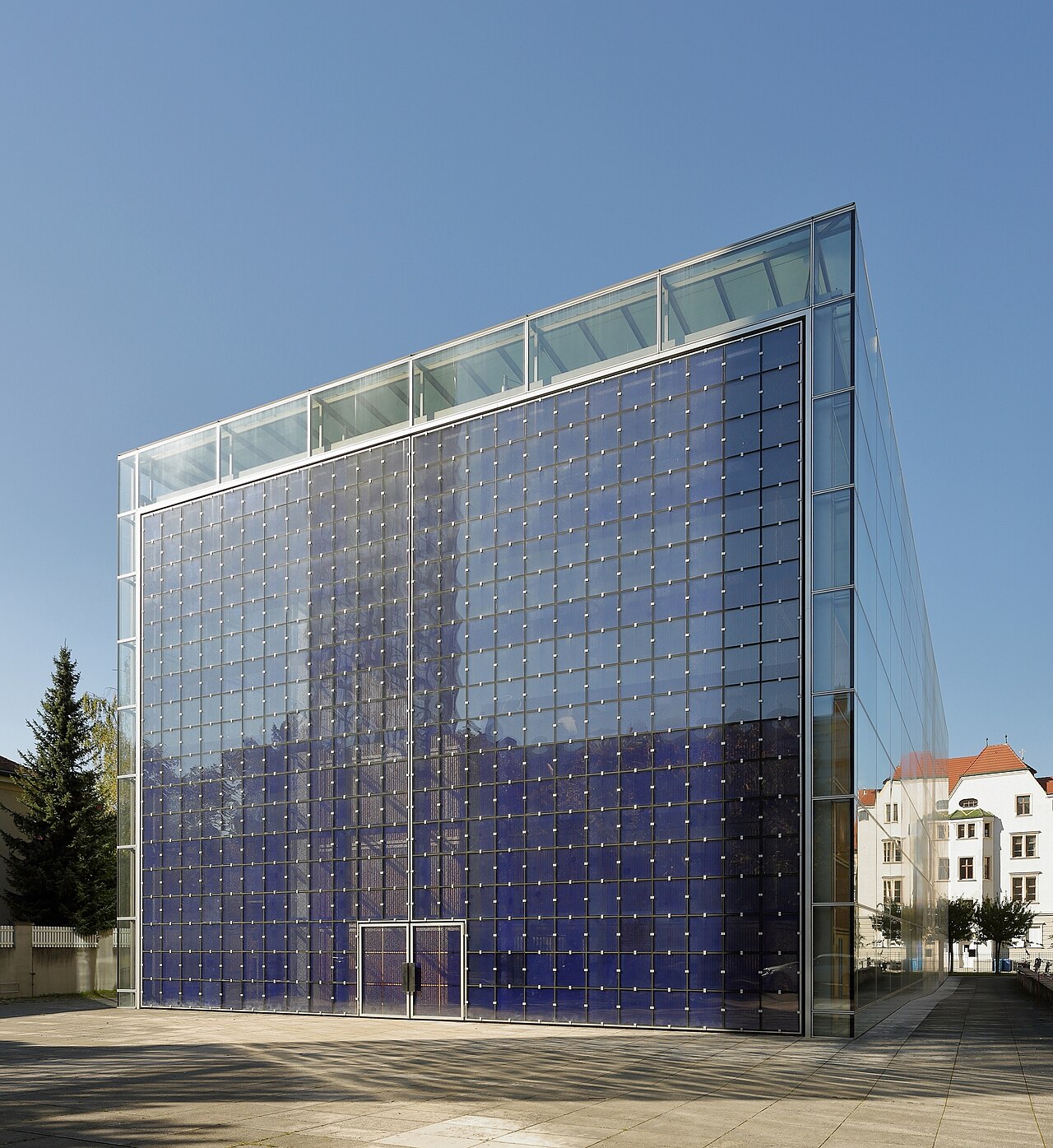 The exterior of the Sacred Heart Church, in Munich , Germany .