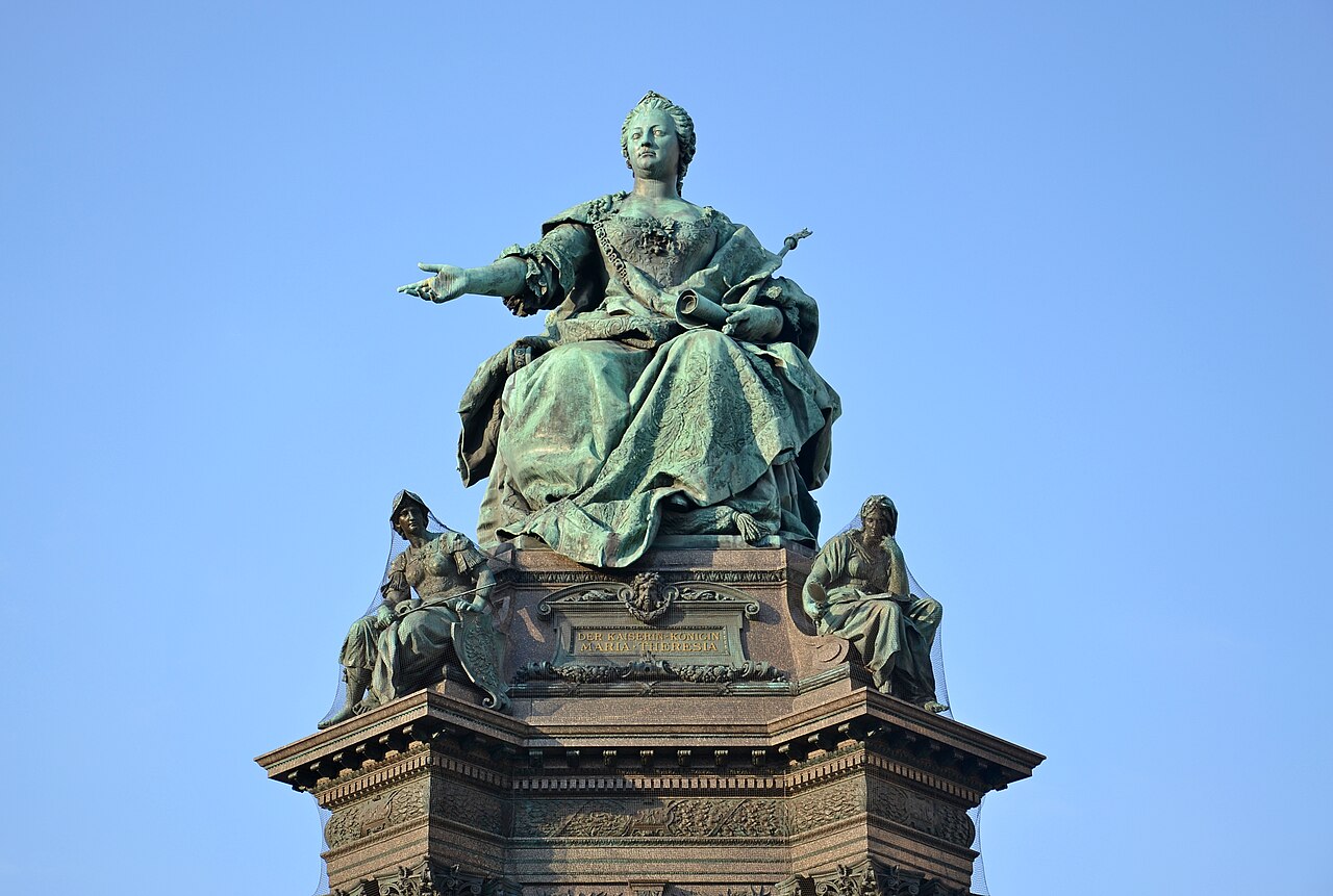 Empress Maria Theresia monument in Maria-Theresien-Platz, Vienna, Austria