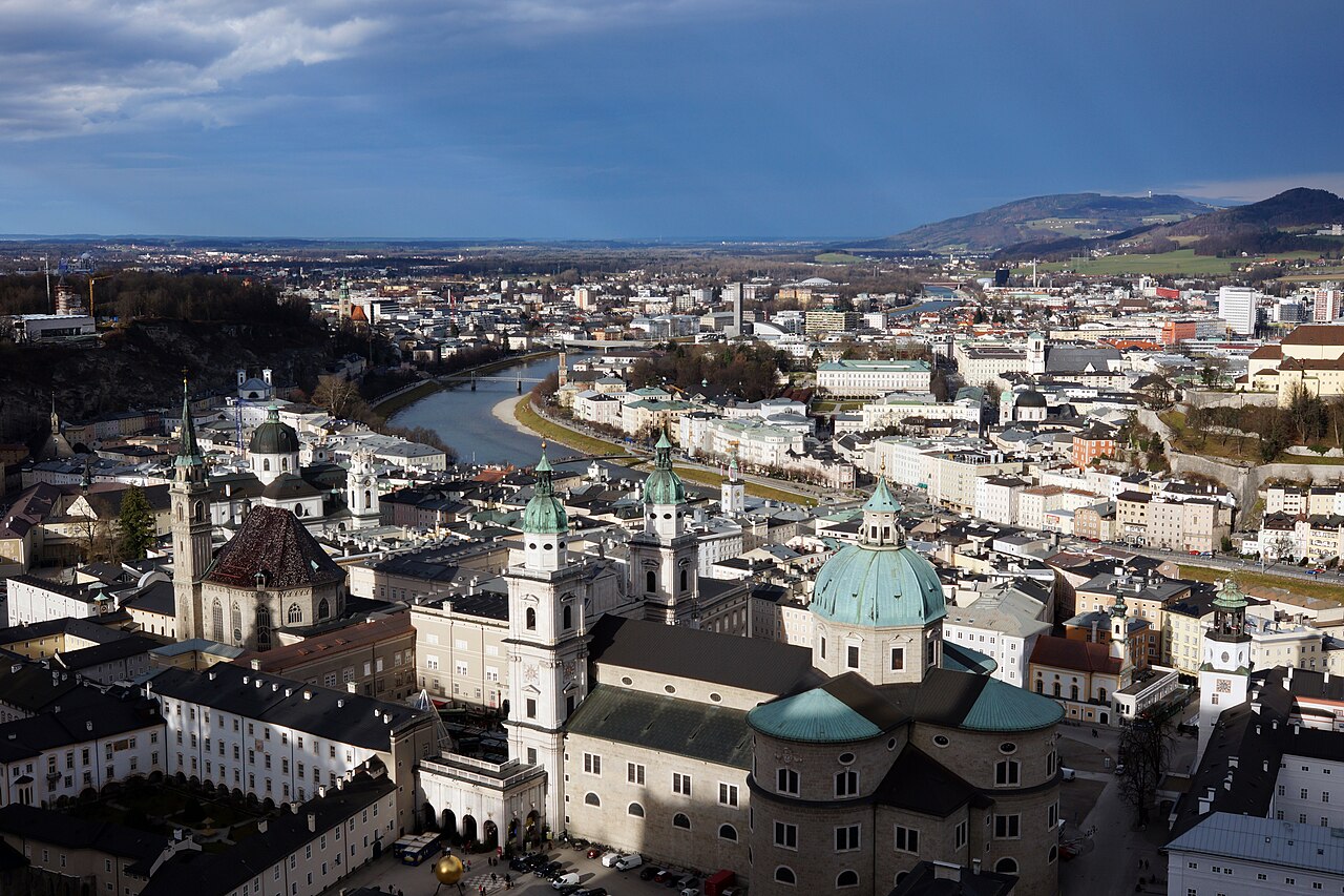 Salzburg, Austria, from the Hohensalzburg fortress